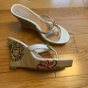 Coach Mattie Calf Wedge